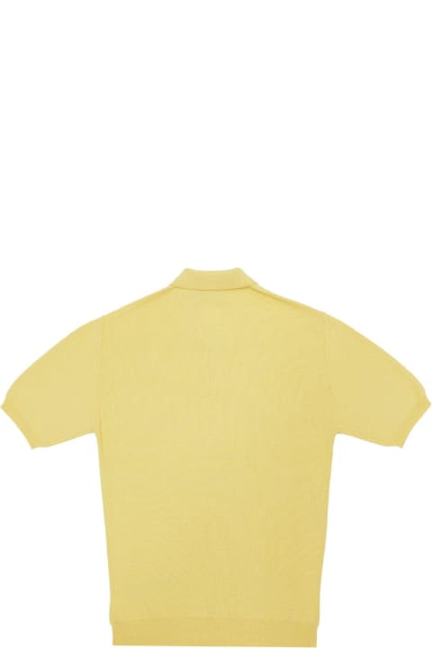 GCDS for Men GCDS Short-sleeved Fine-knitted Polo Shirt