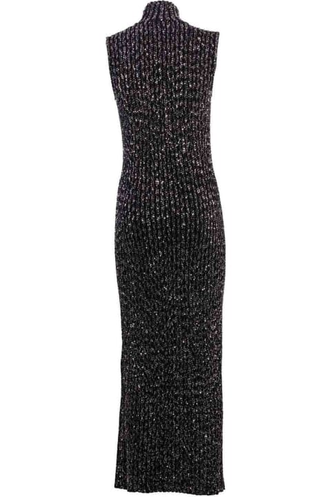 Missoni Dresses for Women Missoni Black Sequinned Ribbed Dress