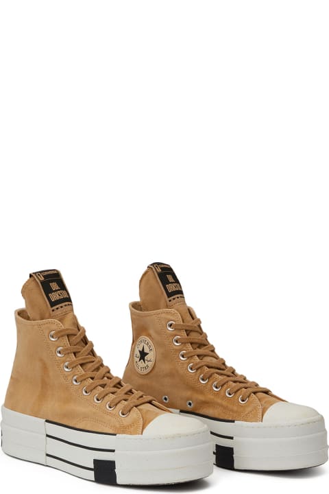 DRKSHDW Sneakers for Women DRKSHDW 'dbl Drkstar Hi' Blonde High Top Sneakers In Overdyed Canvas