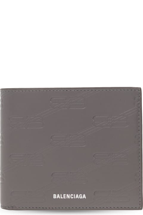Wallets for Men Balenciaga Leather Bifold Wallet