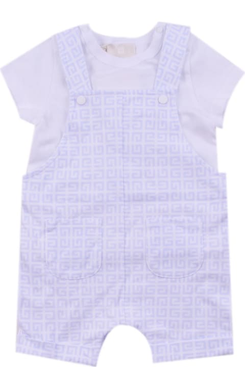 Cotton Overalls And T-shirt