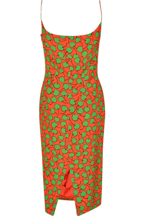 Moschino for Women Moschino Cherry Monogram Print Dress