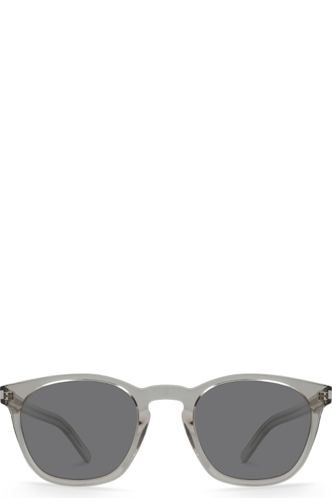 Fashion for Men Saint Laurent Eyewear Sl 28 Slim Beige Sunglasses