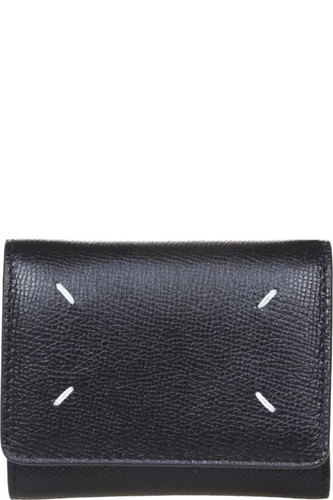 Maison Margiela Wallets for Women Maison Margiela Black Leather Wallet