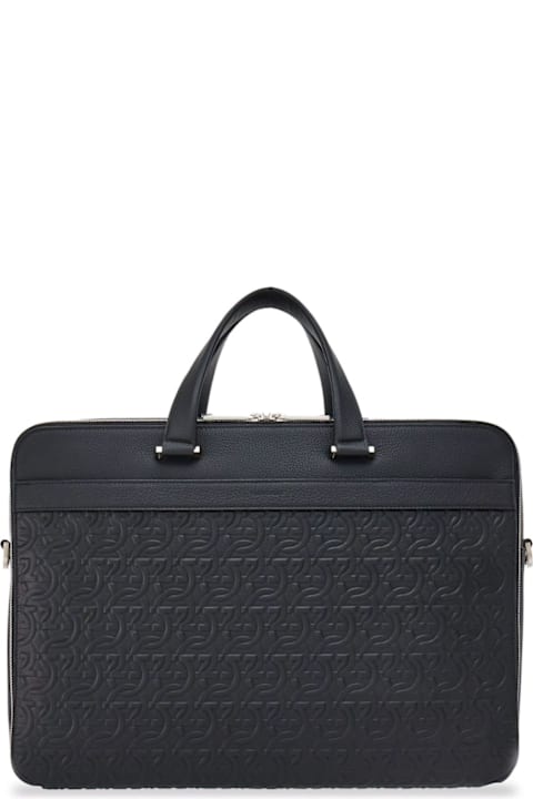 Ferragamo لـ Kids Ferragamo Gancini Leather Handbag