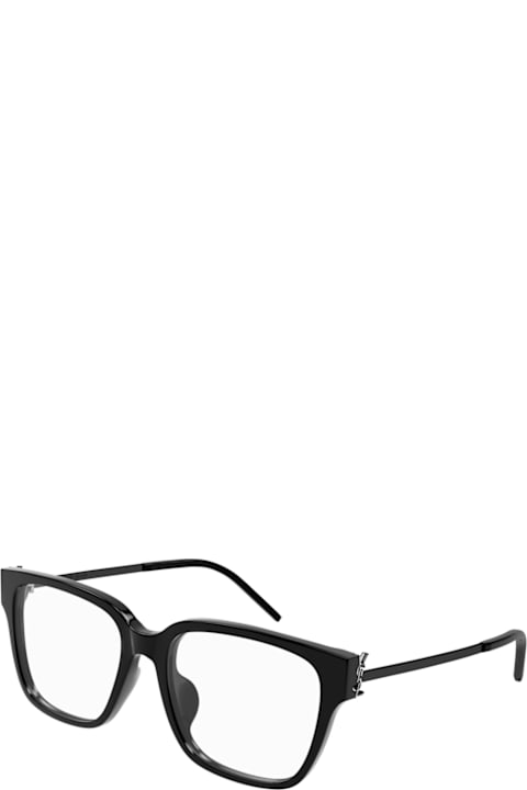 Saint Laurent Eyewear لـ Kids Saint Laurent Eyewear Saint Laurent Sl M48o_a/f Linea Monogram 002 Black Glasses