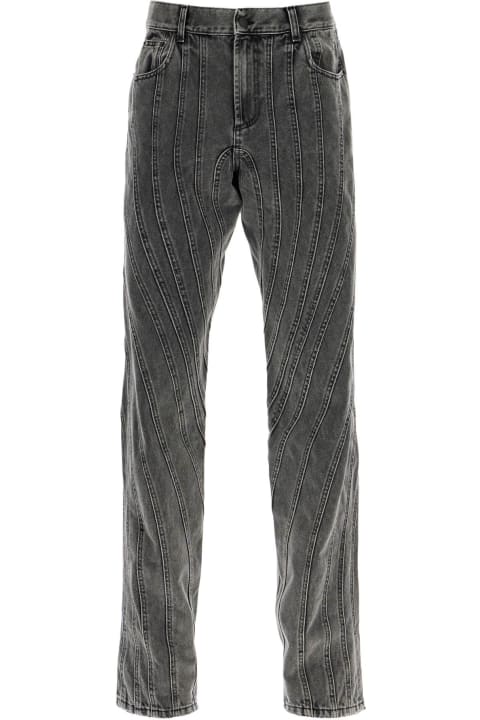 Mugler Jeans for Men Mugler Spiral Baggy