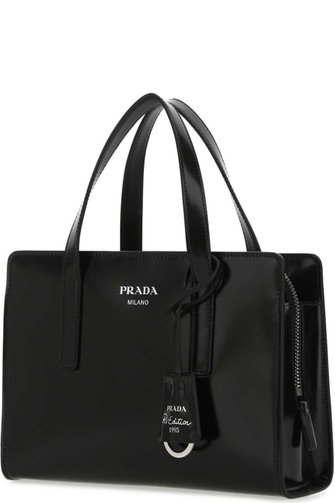 Prada for Women Prada Black Leather Re-edition 1995 Handbag