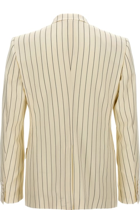 メンズ Dolce & Gabbanaのコート＆ジャケット Dolce & Gabbana Double Breasted Striped Blazer