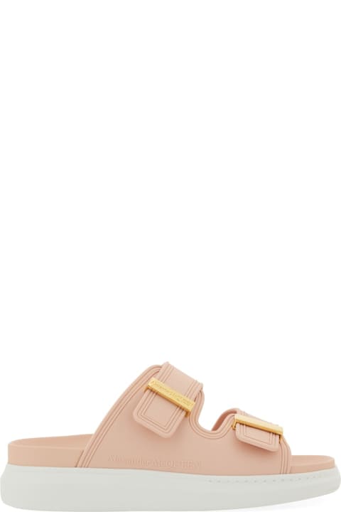 Alexander McQueen Flat Shoes for Women Alexander McQueen Oversize Hybrid Sandal