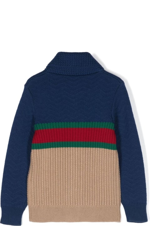Sweaters & Sweatshirts for Girls Gucci Gucci Kids Sweaters Blue