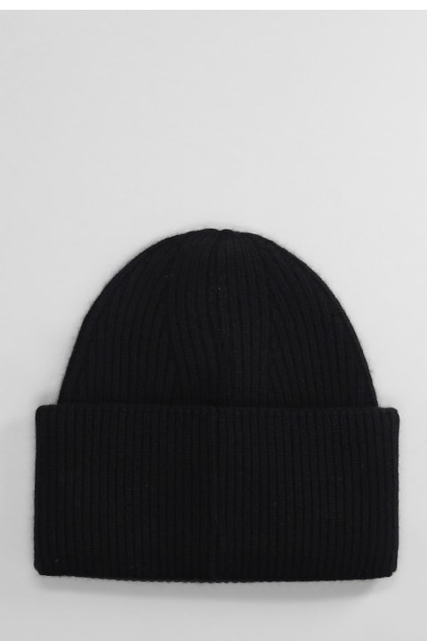 Laneus قبعات لـ السيدات Laneus Hats In Black Cashmere