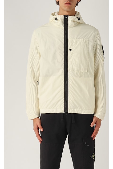 Stone Island for Men Stone Island Giubbotto Parti In Maglia Jacket