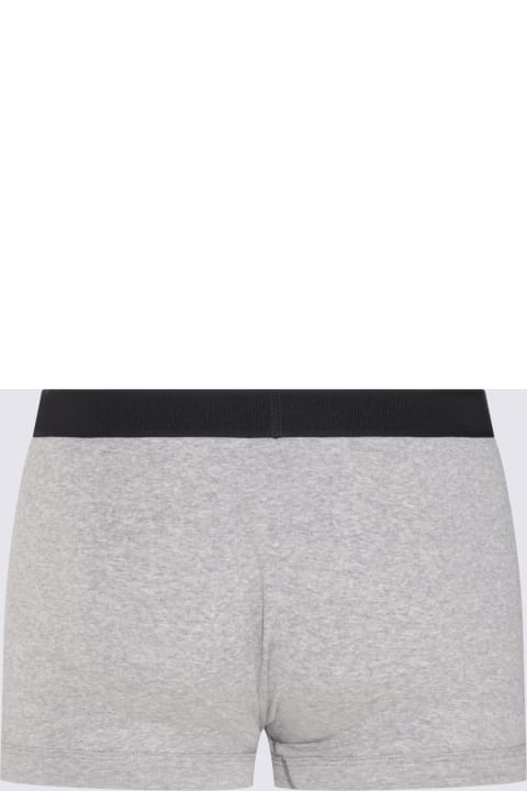 Tom Ford Underwear for Men Tom Ford Grey Cotton Blend Boxer
