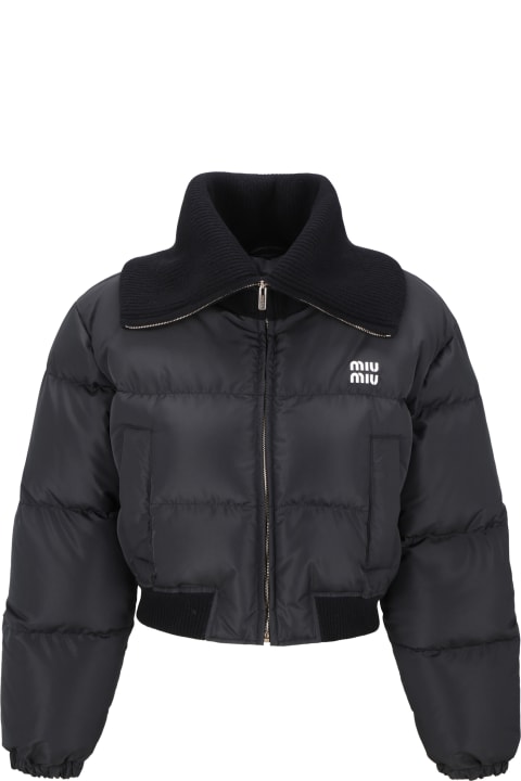 miumiu24 ジャケット 楽天市場】MIUMIU ミュウミュウ GWB024 レース付襟 ビーズワッペン付