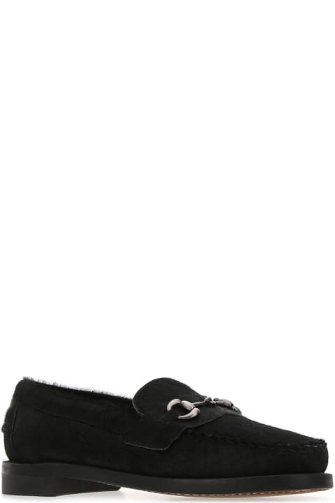Loafers & Boat Shoes for Men Sebago Black Calf Hair Joe Wild Loafers