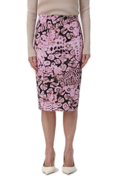 Skirts for Women Pinko High-waist Floral-printed Midi Skirt