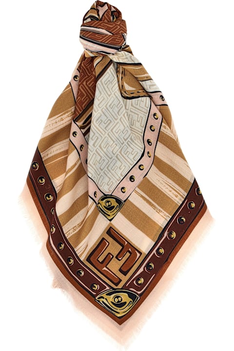 Scarves & Wraps for Women Fendi 'iconic Bags' Scarf