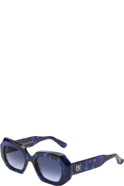 Emmanuelle Khanh for Kids Emmanuelle Khanh Emmanuel Kahn Dixie 281 Ecaille Nacre Blue Sunglasses