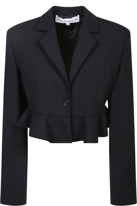 J.W. Anderson Coats & Jackets for Women J.W. Anderson Cropped Ruffled Jacket
