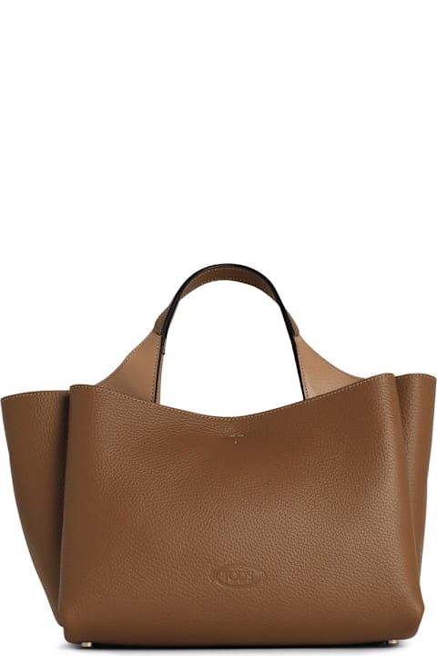 أدوات منزلية Tod's Apa Small Brown Leather Bag