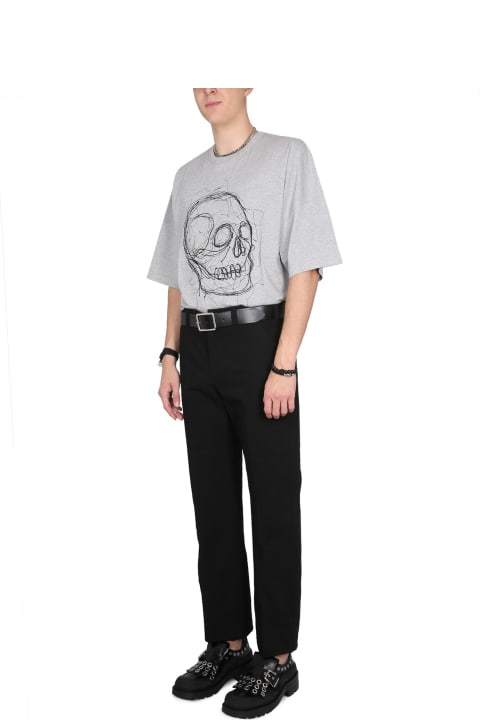 Alexander McQueen Topwear for Men Alexander McQueen Skull Printed T-shirt
