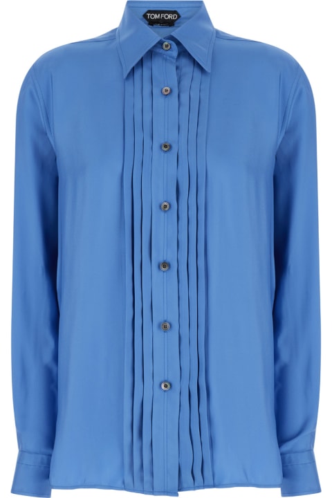 Sale for Women Tom Ford Fluid Viscose Silk Twill Shirt