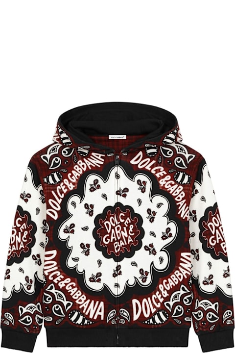 Dolce & Gabbana Sweaters & Sweatshirts for Boys Dolce & Gabbana Felpa Con Stampa