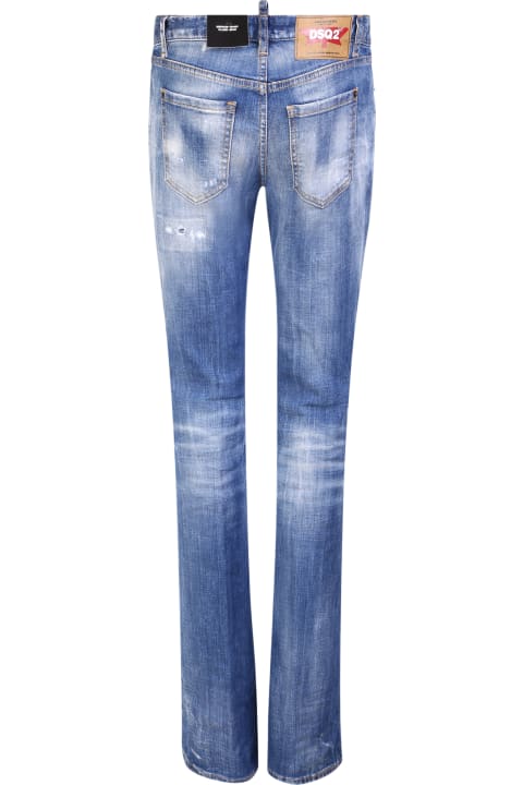 Dsquared2 Jeans for Women Dsquared2 Flared Jeans With Tear Detail