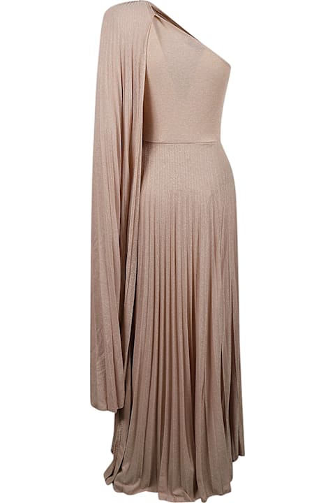 Elisabetta Franchi for Women Elisabetta Franchi One-shoulder Pleated Red Carpet Dress