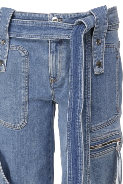 Blumarine Jeans for Women Blumarine Cargo Jeasn With Belt