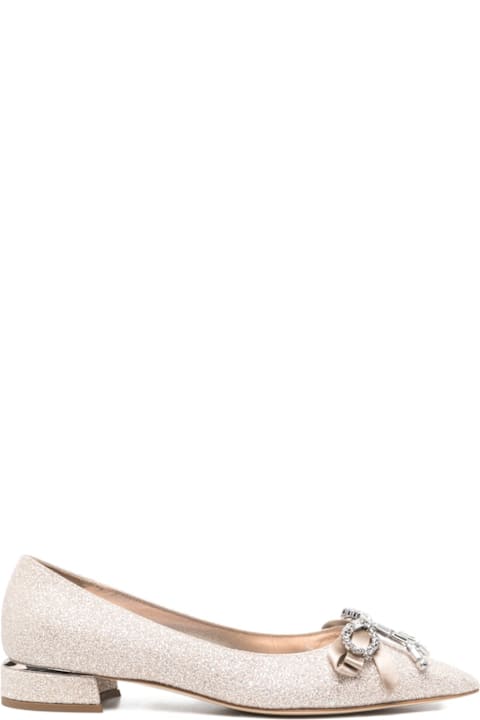 Jimmy Choo Auria Leather Ballet Flats