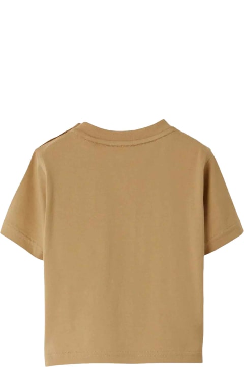 T-Shirts & Polo Shirts for Baby Girls Burberry Beige T-shirt Baby Girl