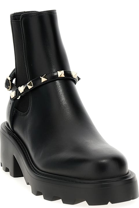 Boots for Women Valentino Garavani Valentino Garavani 'rockstud' Ankle Boots