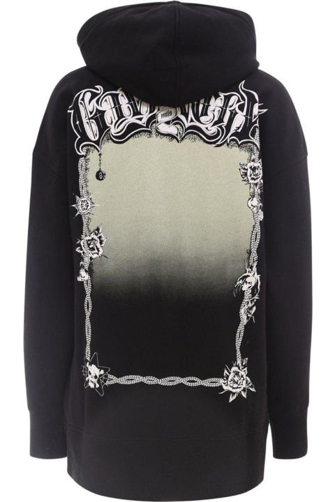 Fleeces & Tracksuits for Women Givenchy Graphic Printed Oversized Hoodie