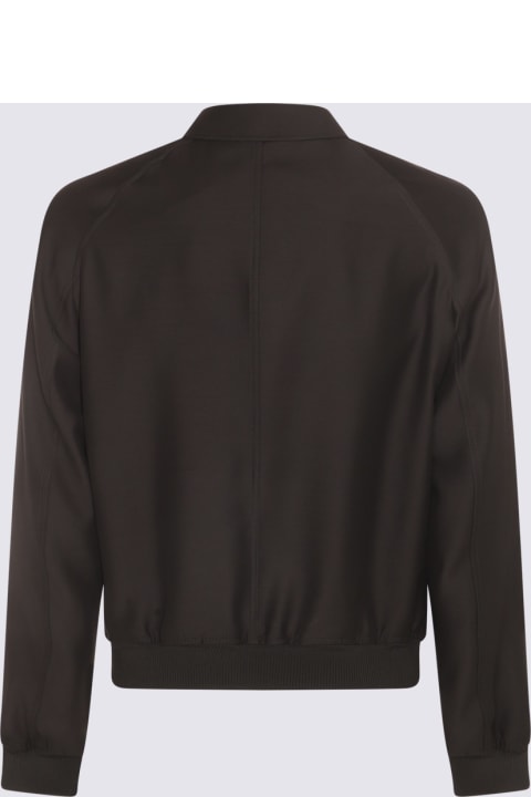 メンズ Tom Fordのコート＆ジャケット Tom Ford Black Wool Casual Jacket