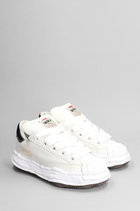 Homeware Mihara Yasuhiro Blakey Sneakers In White Leather
