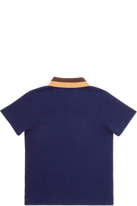 Fendi for Kids Fendi Fendi Kids T-shirts And Polos Blue