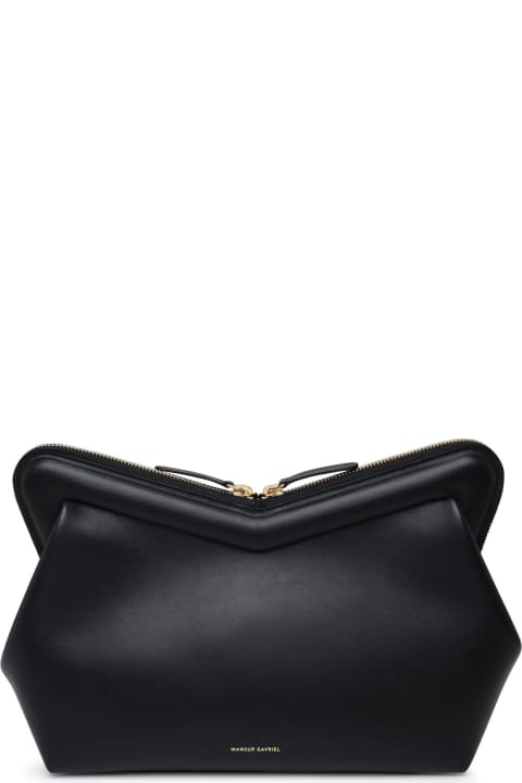 Mansur Gavriel Shoulder Bags for Women Mansur Gavriel 'frame' Mini Crossbody Bag In Black Leather