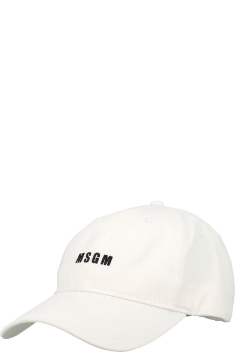 Hats for Men MSGM Logo Cap