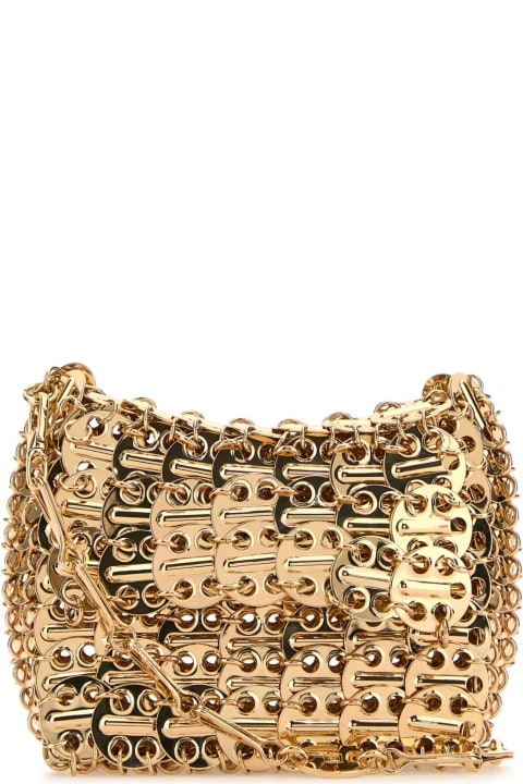 Fashion for Women Paco Rabanne Gold Chain Mail Shoulder Bag
