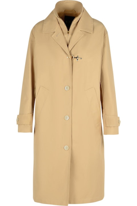 Fay Coats & Jackets for Women Fay 'morning' Beige Polyamide Blend Parka