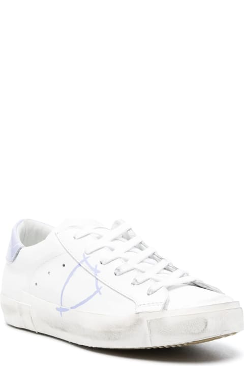 Fashion for Women Philippe Model Prsx Low-top Sneakers In Leather White