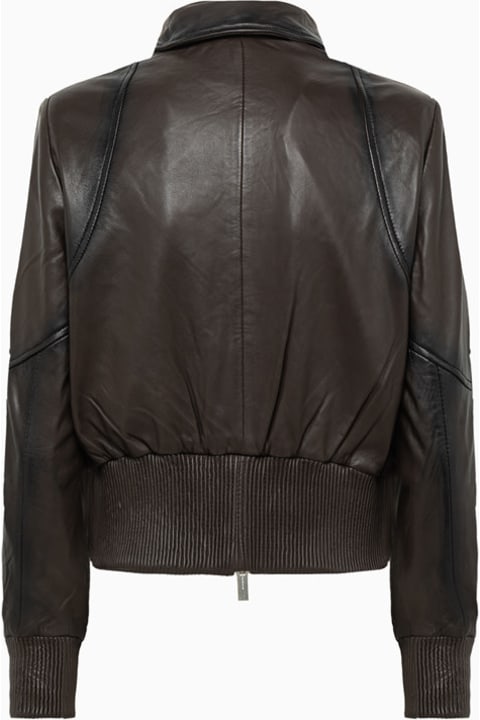 REMAIN Birger Christensen معاطف وجواكت لـ السيدات REMAIN Birger Christensen Remain Short Bomber Jacket