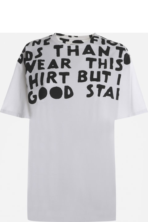 Fashion for Men Maison Margiela Cotton T-shirt With All-over Contrasting Print