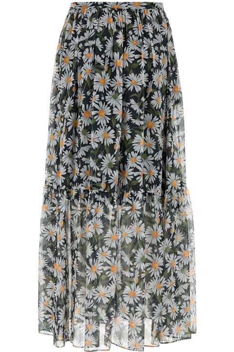 Weekend Max Mara for Men Weekend Max Mara Printed Silk Artello1234 Skirt