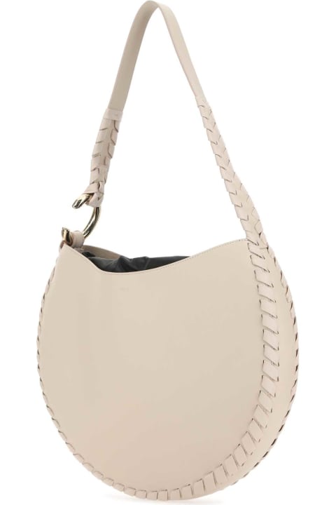 Chloé Totes for Women Chloé Ivory Leather Large Mate Shoulder Bag