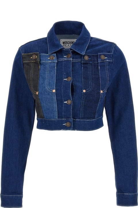 M05CH1N0 Jeans for Women M05CH1N0 Jeans Cropped Denim Jacket