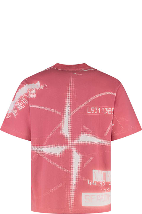 Clothing for Men Stone Island Logo Cotton T-shirt