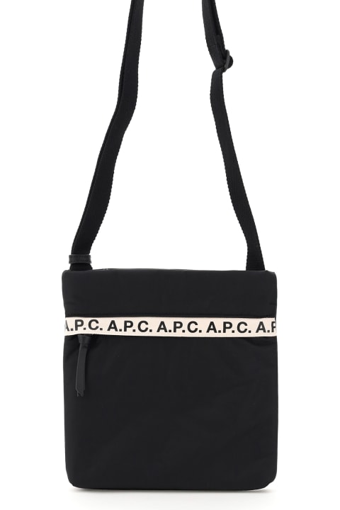 Shoulder Bags for Men A.P.C. Repeat Nylon Messenger-bag